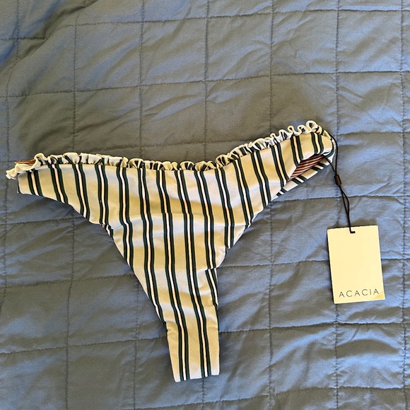 Acacia Swimwear Size S Rudy Bottoms in Atlantic Print NWT - Picture 1 of 4